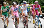 Andy Schleck w�hrend der 21. Etappe des Giro d'Italia 2007